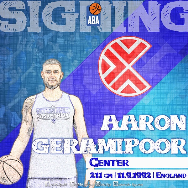 Арон Гераминпур нови кошаркаш Цибоне